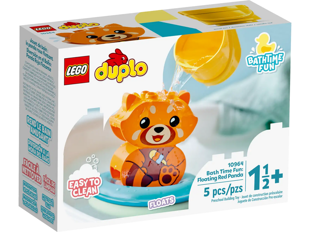 LEGO DUPLO Bath Time Fun: Floating Red Panda