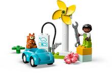 Load image into Gallery viewer, LEGO DUPLO Wind Turbine and Electric Car
