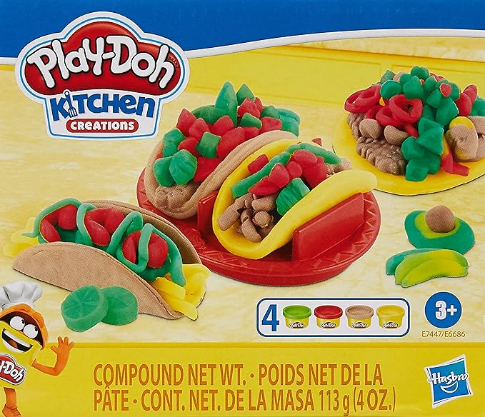 Play-Doh Kitchen Creations-Taco Time Play Food Set