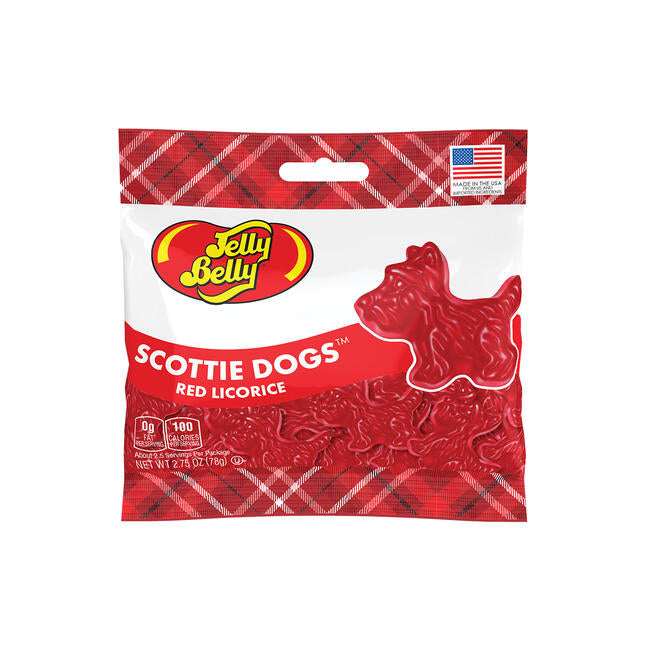 Jelly Belly Scottie Dogs Strawberry Licorice
