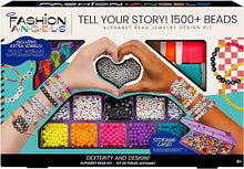 Load image into Gallery viewer, Fashion Angels- Tell Your Story 1500+ Alphabet Bead  Jewelry Design Kit
