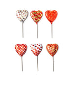 Load image into Gallery viewer, Madelaine Solid Milk Chocolate Heart Shaped Lollipops
