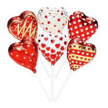 Load image into Gallery viewer, Madelaine Solid Milk Chocolate Heart Shaped Lollipops
