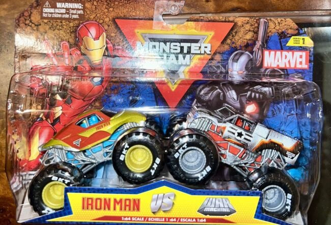 Monster Jam Iron Man vs War Machine