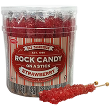 Load image into Gallery viewer, Espeez Rock Candy on a Stick Strawberry
