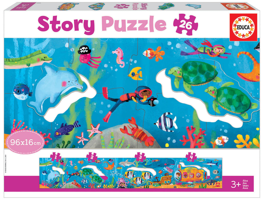 Educa Story Puzzle- Underwater World